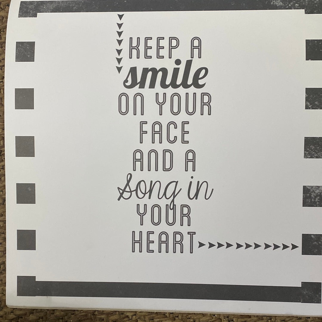 LAMINA- DECOSCRAPP-DECOUPAGE 30 x30 Letras Tipografía