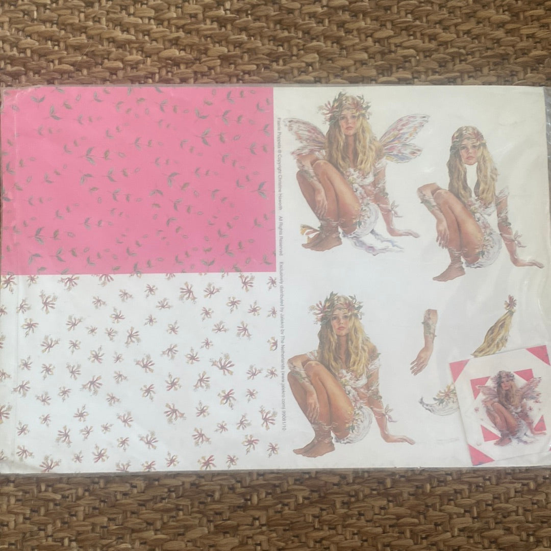 LAMINAS PARA DECOUPAGE TRIDIMENSIONAL NIÑAS 21 x 30 cm