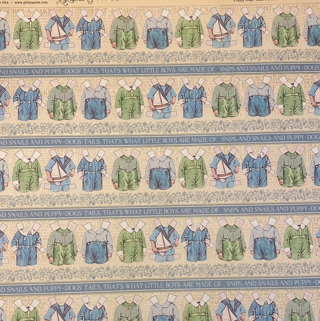 Lámina Graphic 45 Doble 30x30cm Scrapbooking USA - Precious Memories 6