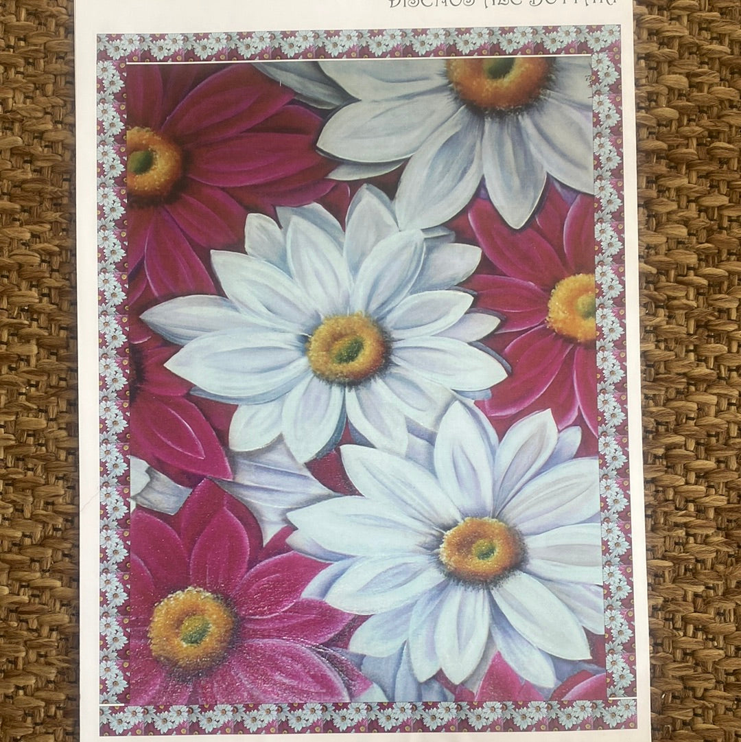 LAMINAS PARA DECOUPAGE 21x29 FLOR