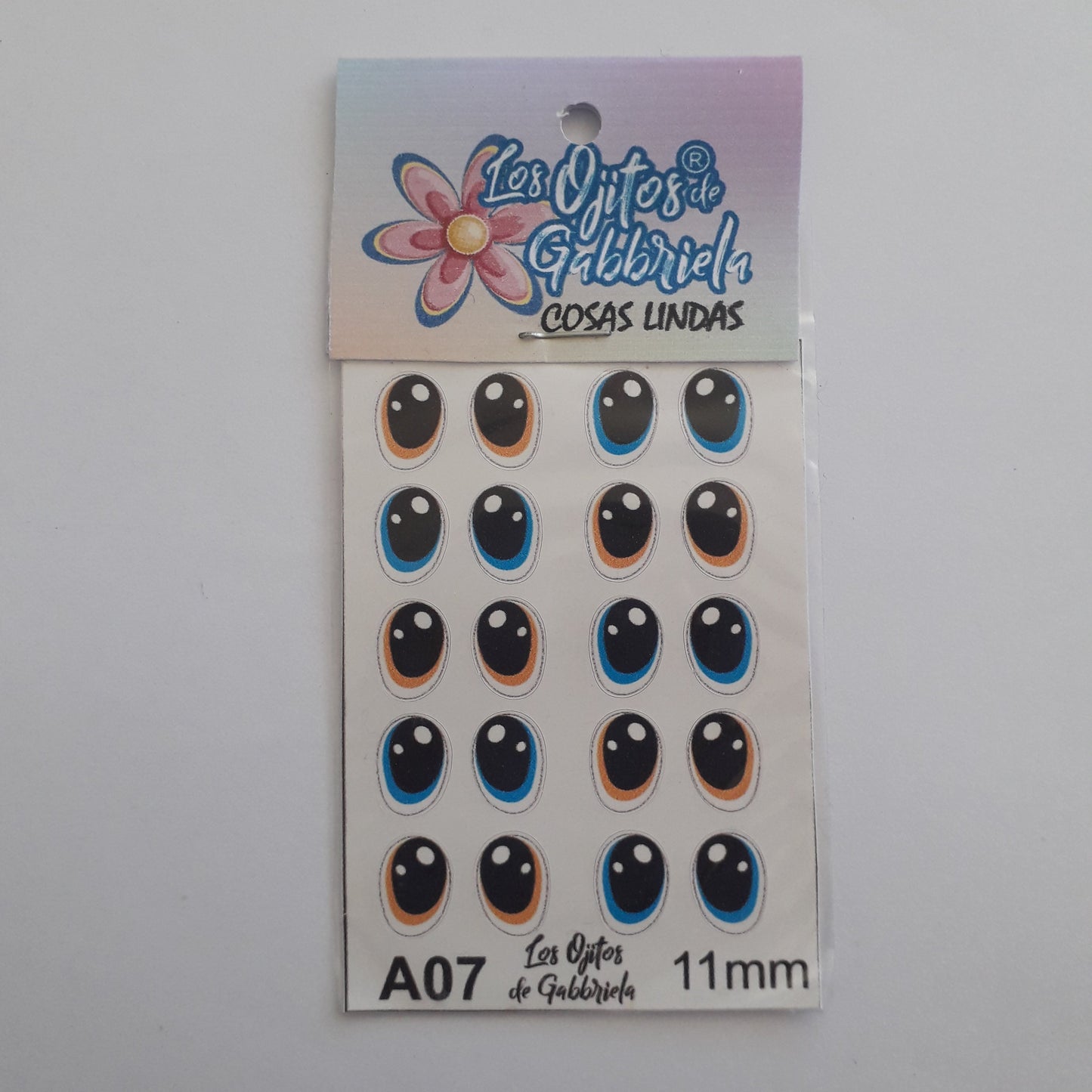 Ojitos adhesivos Gabby A07 11mm