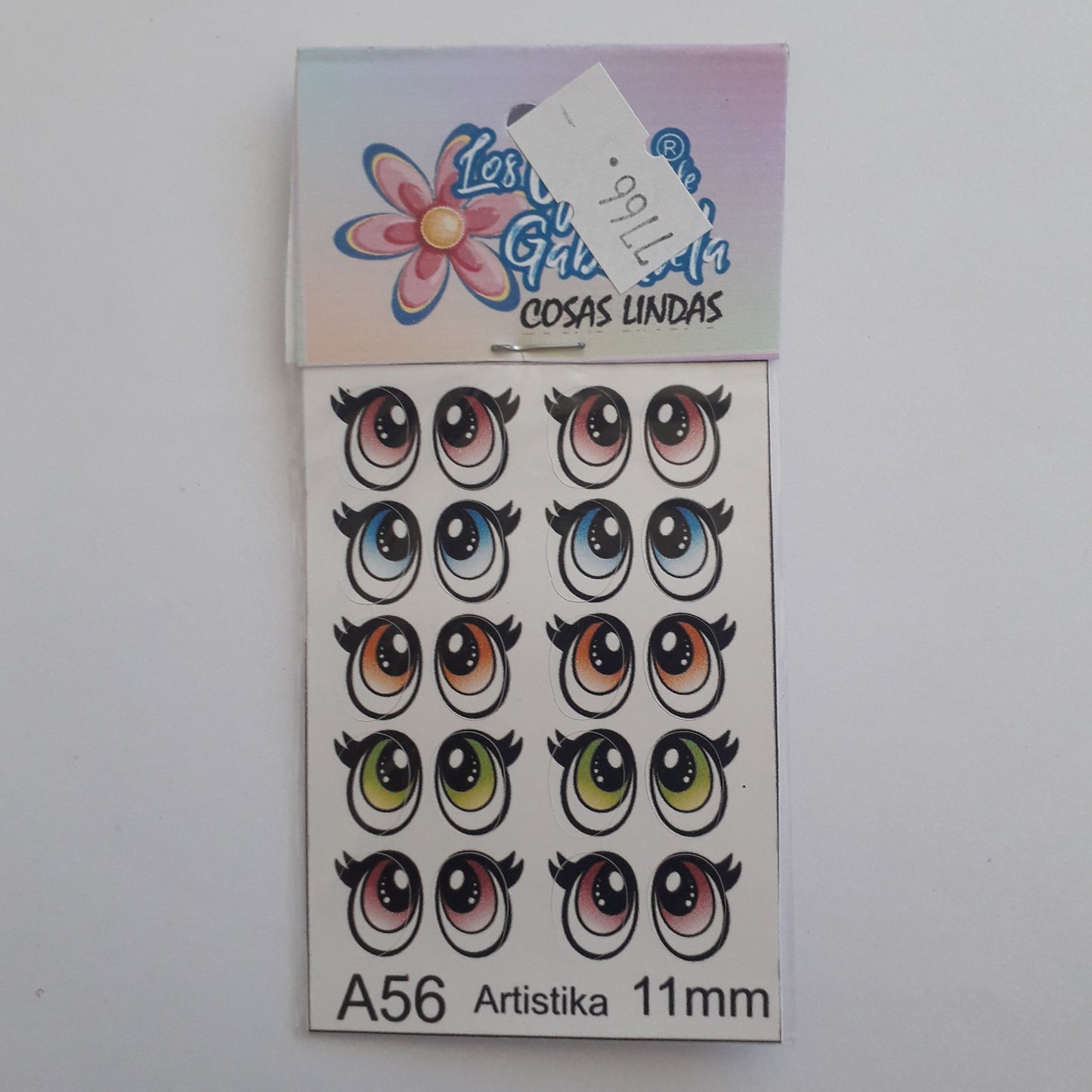 Ojitos adhesivos Gabby  A56 11mm