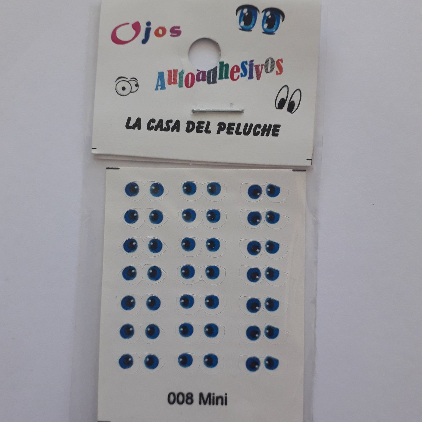 Ojitos adhesivos 008 mini casa del peluche