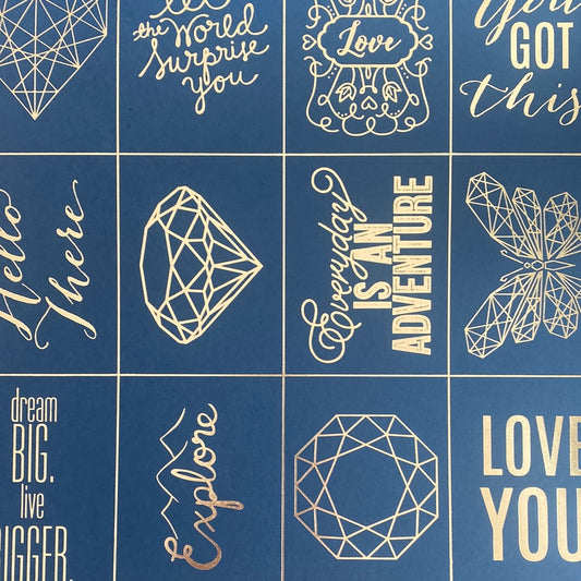 LAMINA DECOSCRAPP-DECOUPAGE 30 x30 -METÁLICA CHAMPAGNE