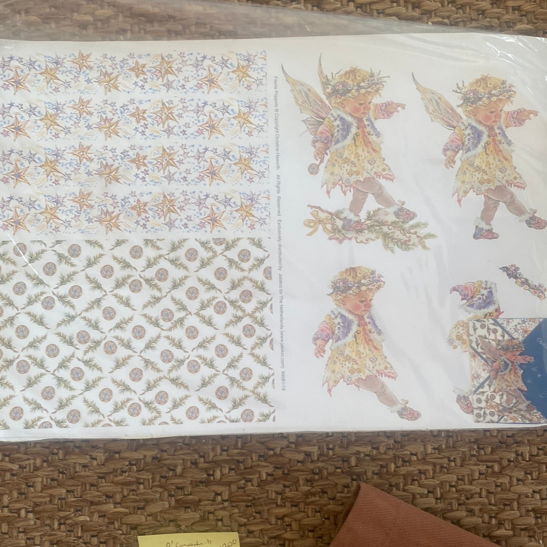 LAMINAS PARA DECOUPAGE TRIDIMENSIONAL NIÑAS 21 x 30 cm