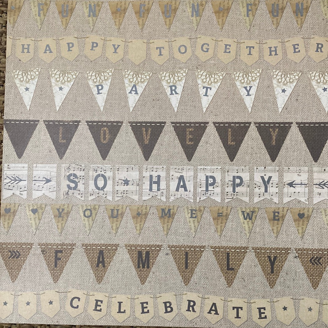 LAMINA- DECOSCRAPP-DECOUPAGE 30 x30 Letras Tipografía