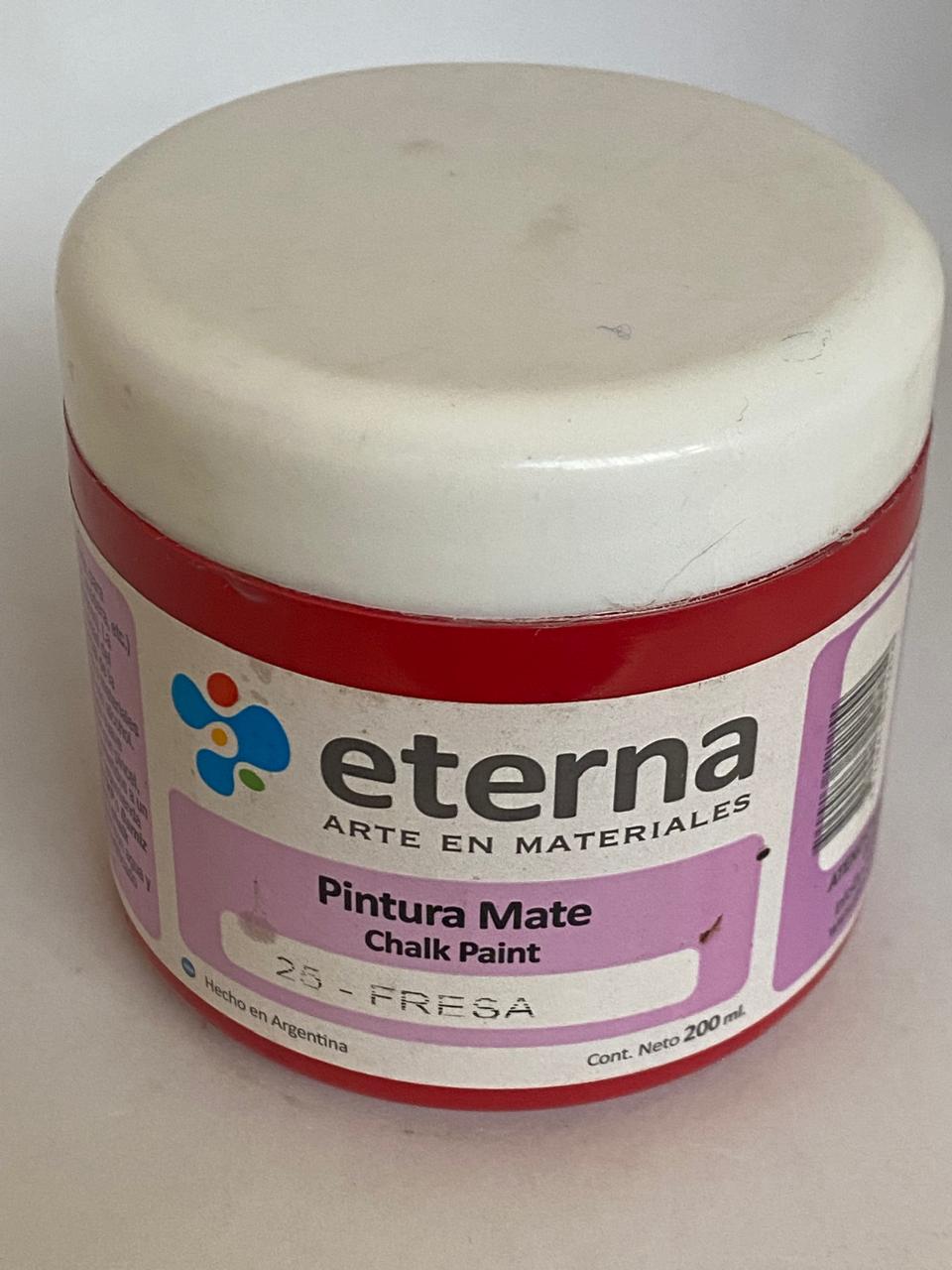 Pintura Mate Chalk paint ETERNA 200 ML FRESA