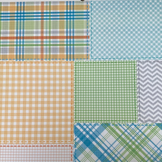 LAMINA DECOSCRAPP-DECOUPAGE 30 x30 VARIOS FONDOS -BABY BOY STACK -BRILLANTE