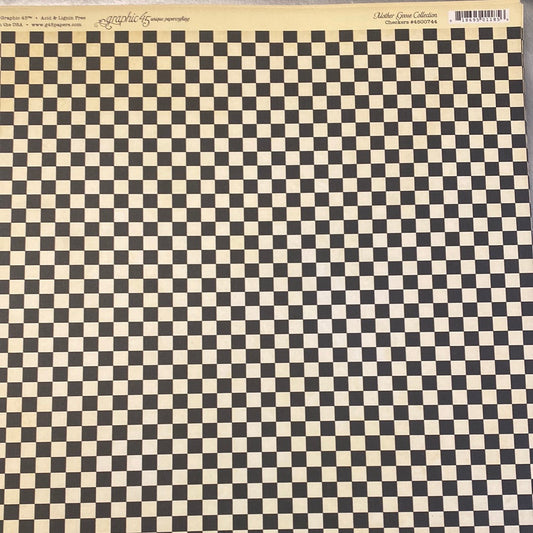 Lamina Graphic 45 Doble 30x30cm Scrapbooking USA - Mother  Goose Collection