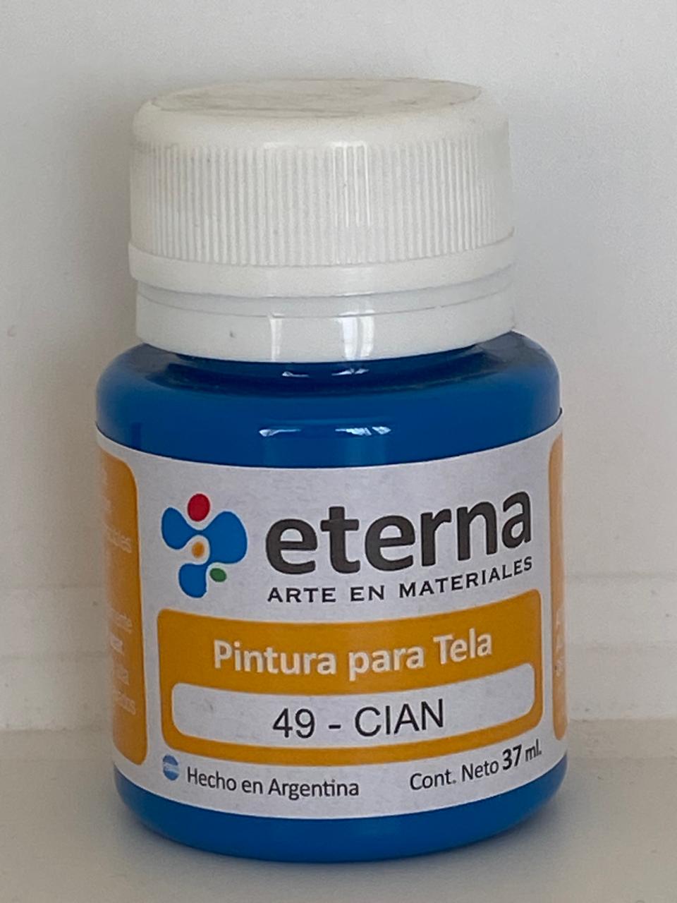 PINTURA PARA TELA ETERNA / GENERO 37 ML 49 CYAN