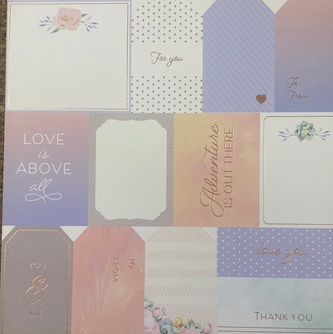 LAMINA DOBLE DECOSCRAPP-DECOUPAGE 30 x30 -VARIAS -SAMANTHA ROSE-PREMIUM