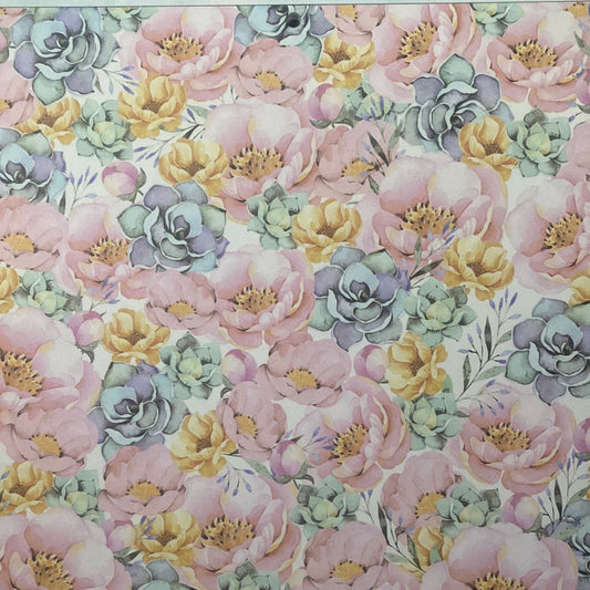 LAMINA DOBLE DECOSCRAPP-DECOUPAGE 30 x30 -VARIAS -SAMANTHA ROSE-PREMIUM