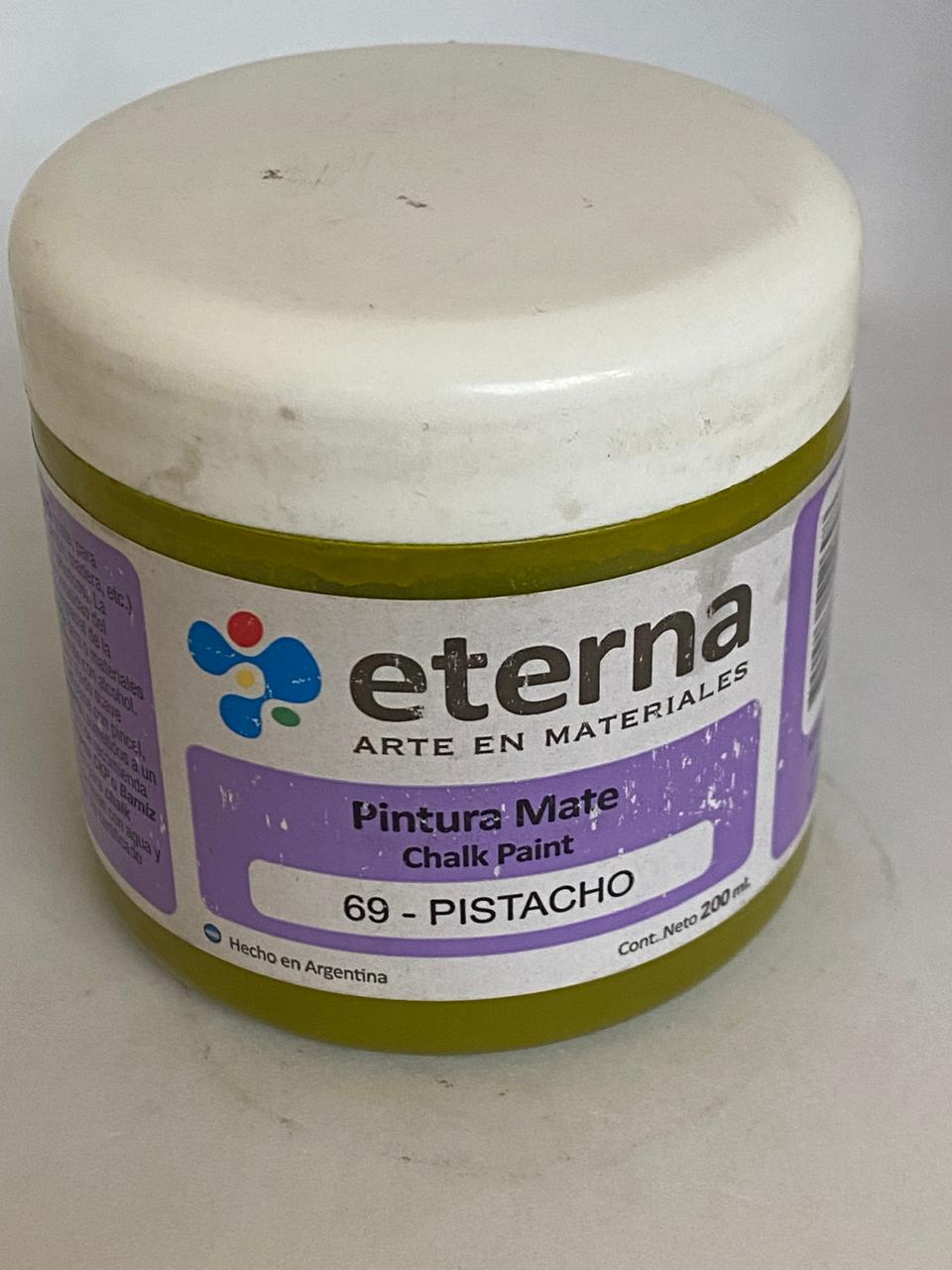 Pintura Mate Chalk paint ETERNA 200 ML PISTACHO