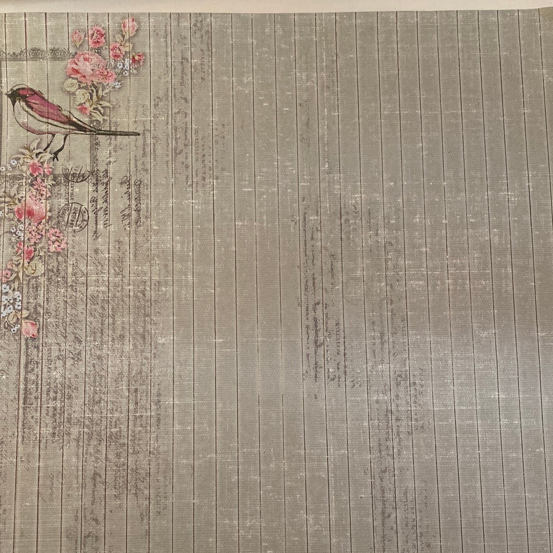 LAMINA- DECOSCRAPP-DECOUPAGE 30 x30 DOBLE CARA mixmedia