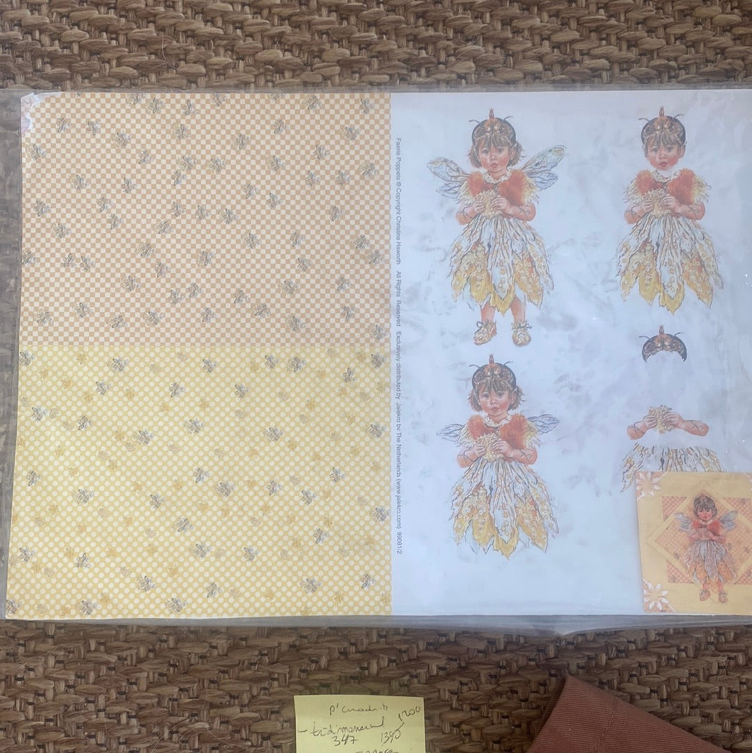 LAMINAS PARA DECOUPAGE TRIDIMENSIONAL NIÑAS 21 x 30 cm