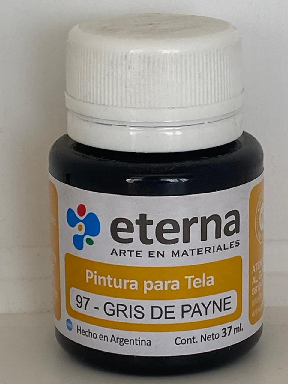 PINTURA PARA TELA ETERNA / GENERO 37 ML 97 GRIS DE PAYNE