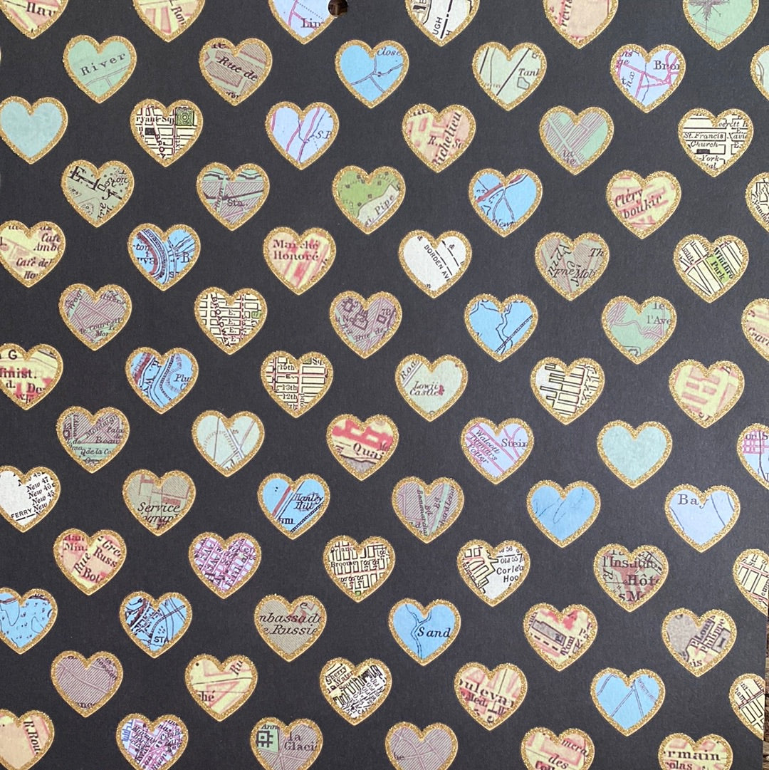 LAMINA DOBLE-DECOSCRAPP-DECOUPAGE 30 x30 -VARIAS CON APLICACIONES GLITER Y DORADO