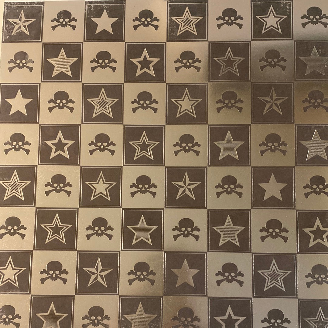 LAMINA- DECOSCRAPP-DECOUPAGE 30 x30  ROCK GLAMOUR