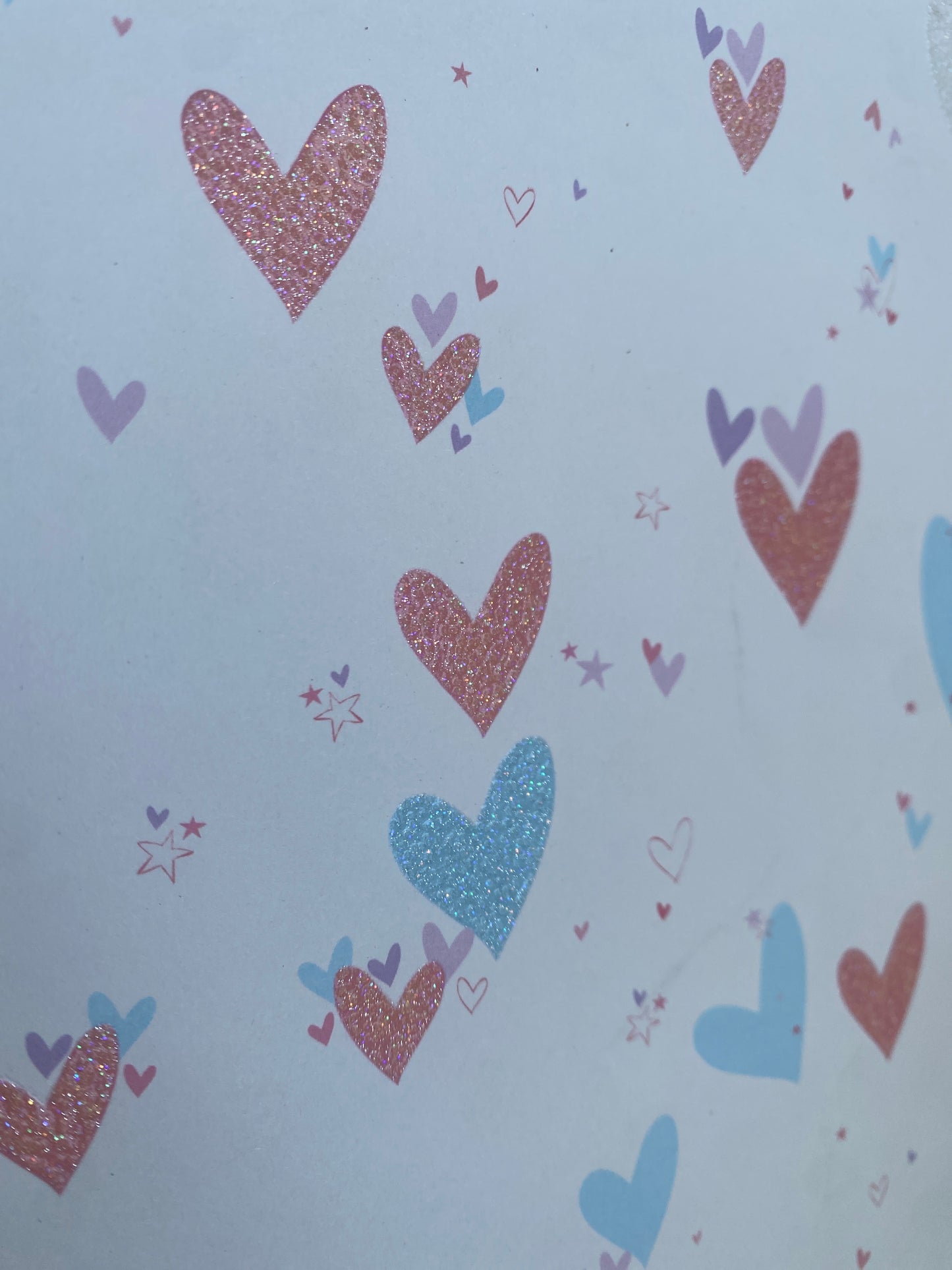 LAMINA DECOSCRAPP-DECOUPAGE 30 x30 -CORAZONES CON BRILLO