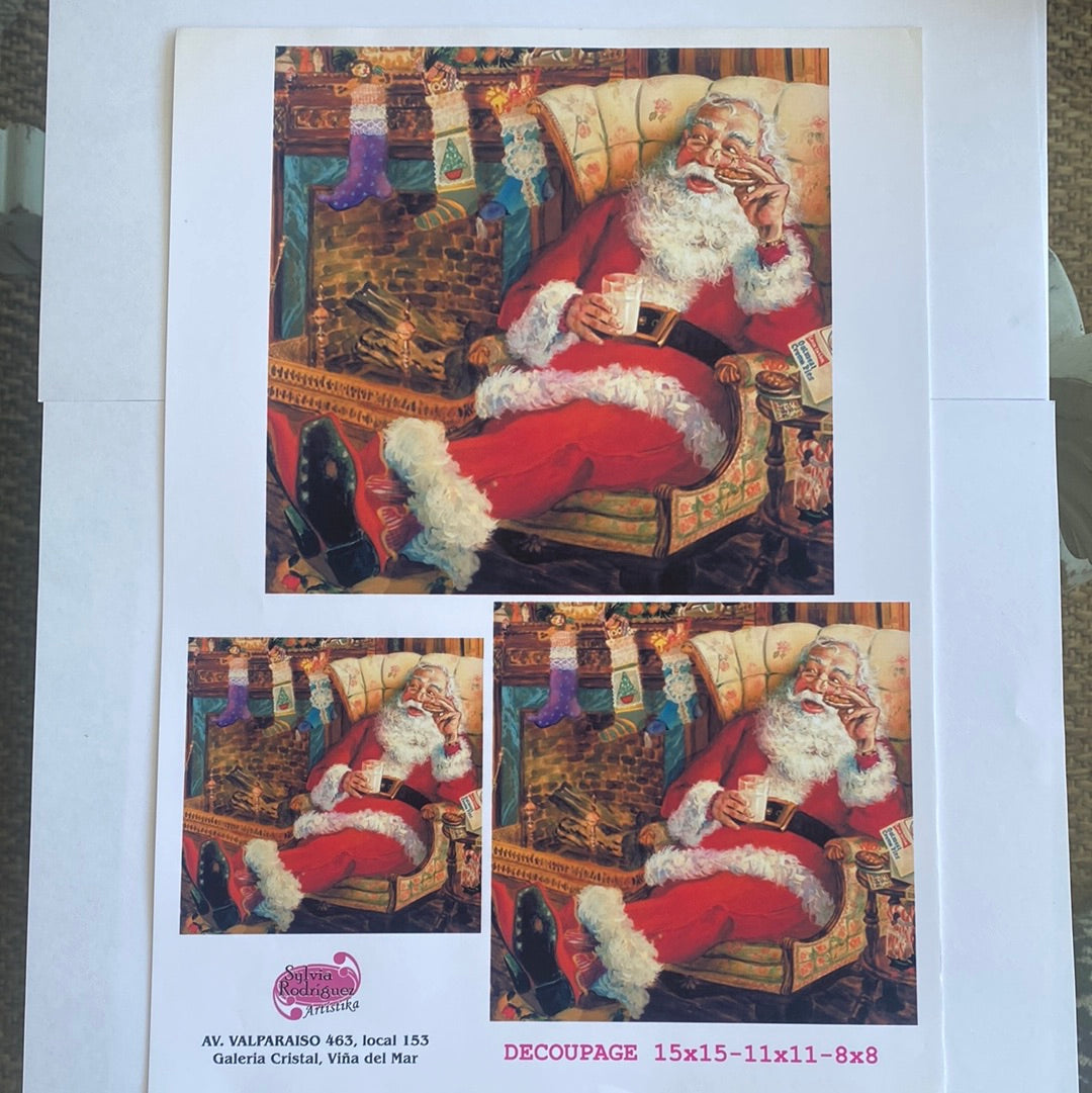 LAMINAS PARA DECOUPAGE (20x25) NAVIDAD