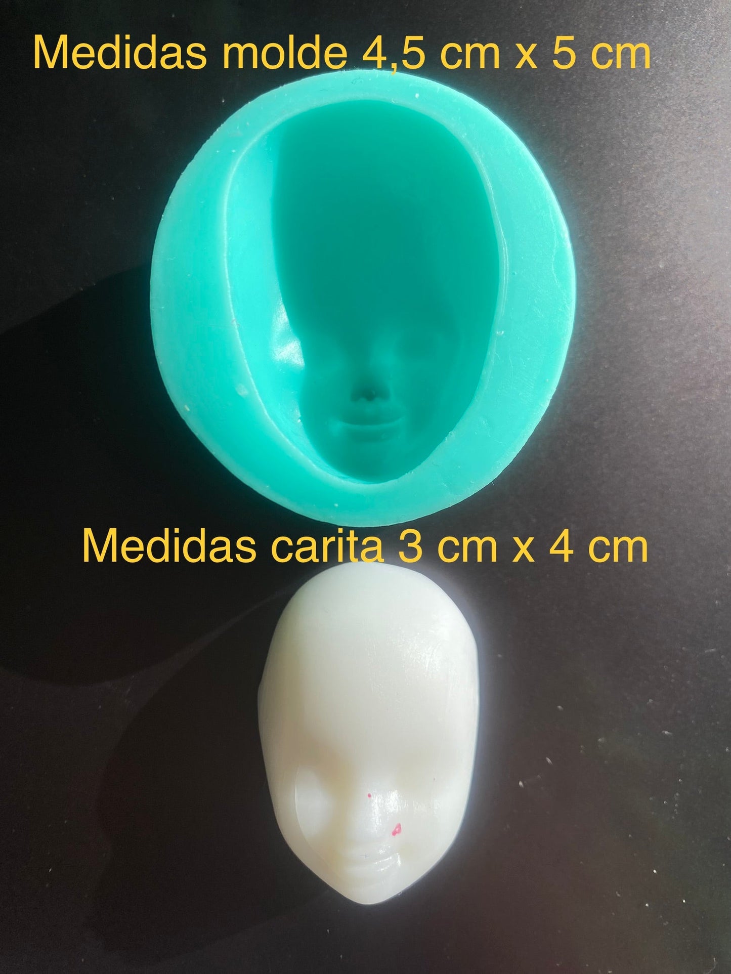 MOLDE SILICONA CARITA NÚMERO 5