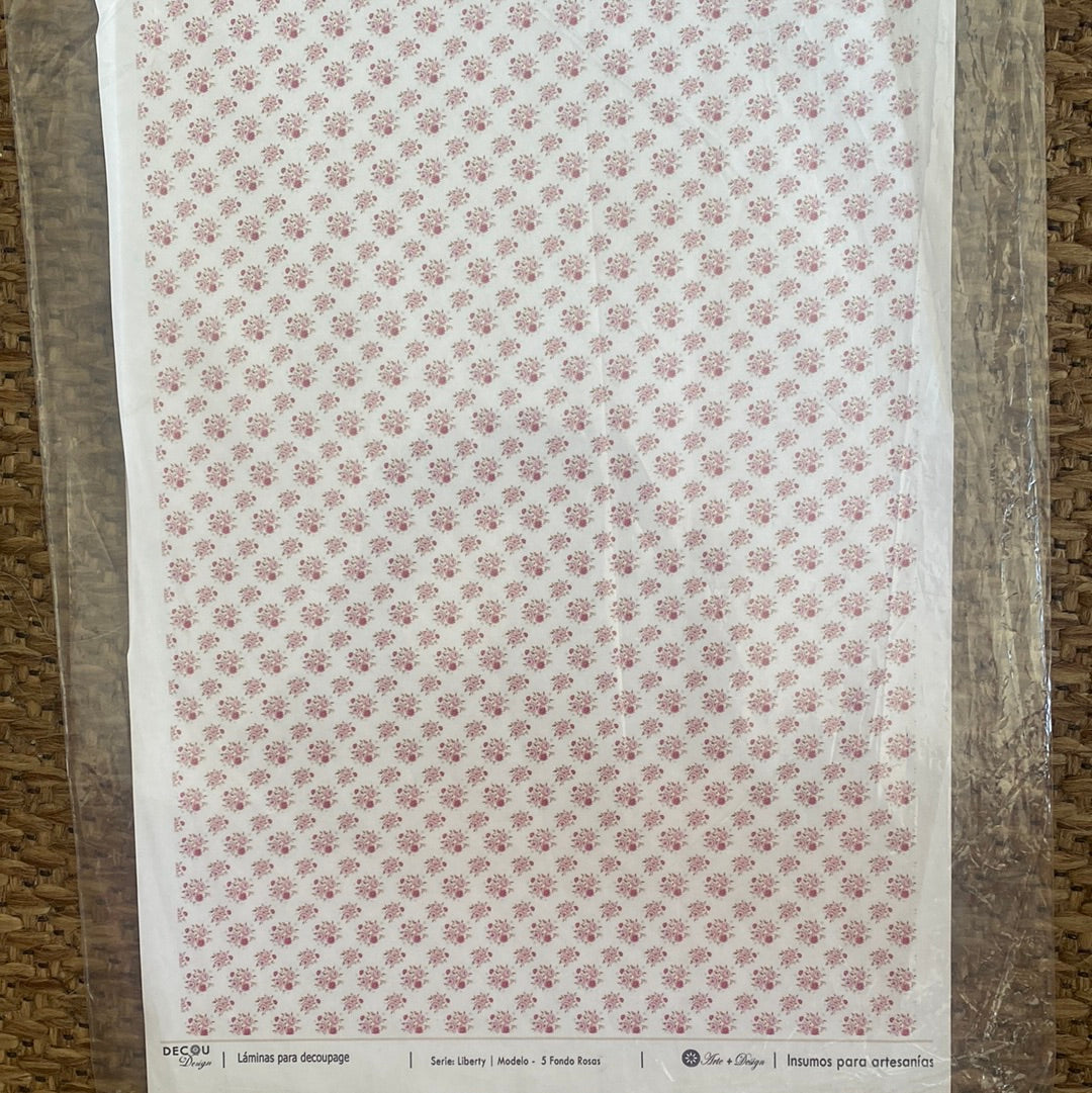LAMINAS PARA DECOUPAGE FONDOS 21 x 30 cm
