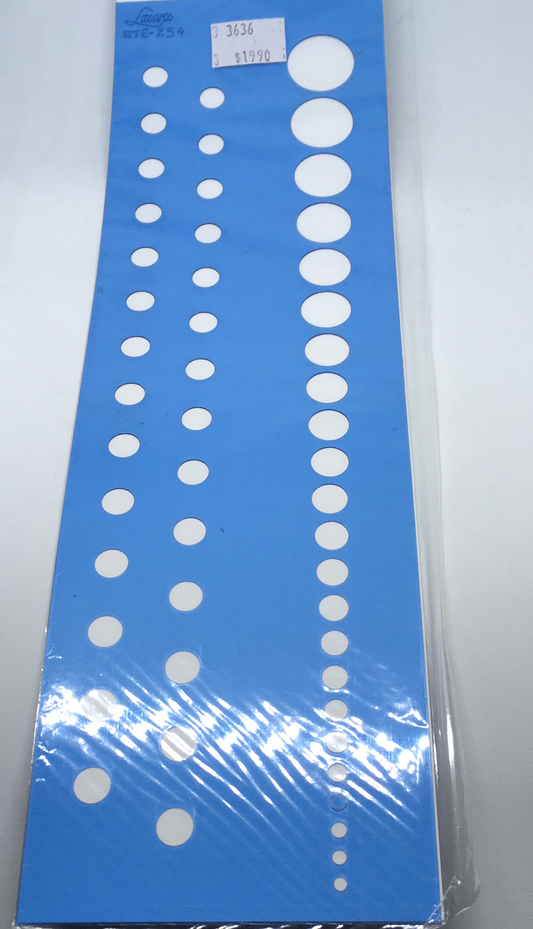 STENCIL LITOARTE 29x8.4 CÍRCULOS