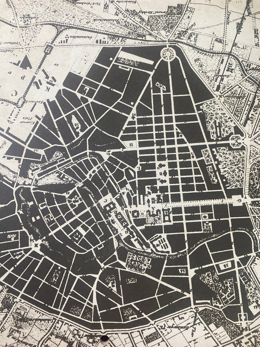 LAMINA DOBLE DECOSCRAPP-DECOUPAGE 30 x30 - CITY MAPS