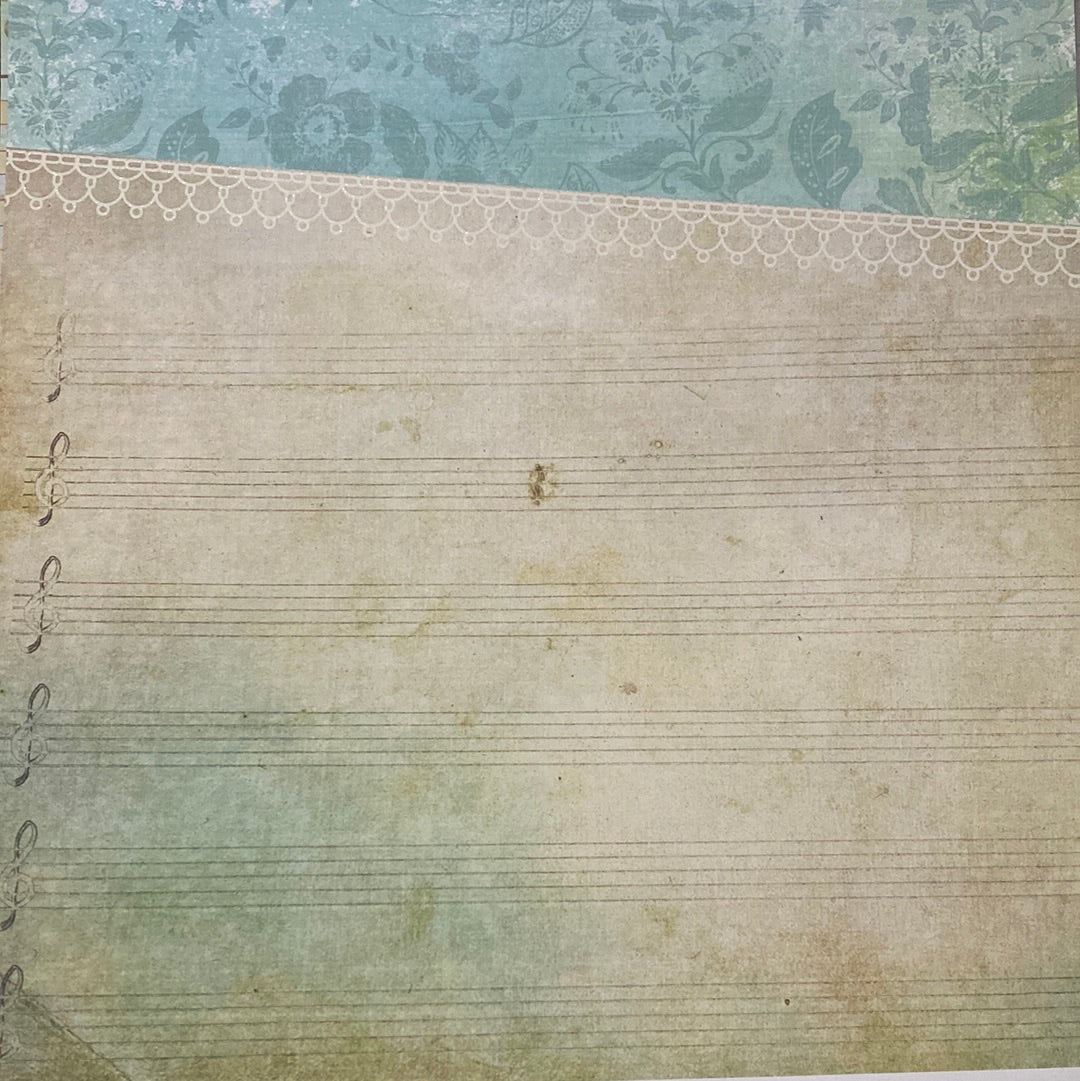 LAMINA- DECOSCRAPP-DECOUPAGE 30 x30 mixmedia