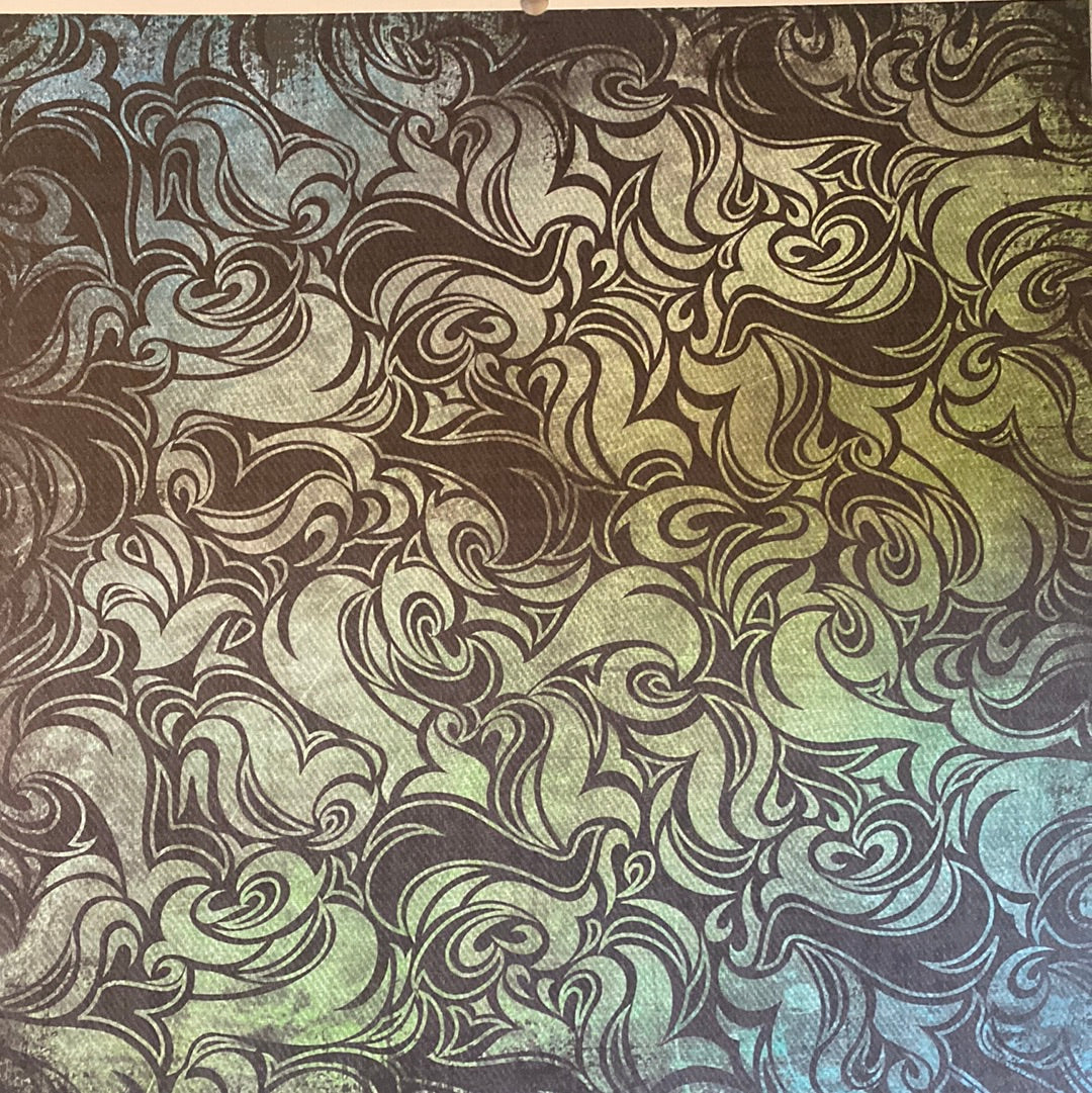 LAMINA- DECOSCRAPP-DECOUPAGE 30 x30  ROCK GLAMOUR