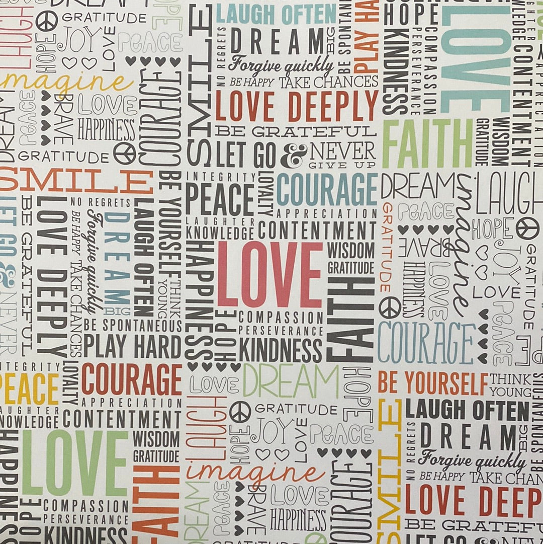 LAMINA- DECOSCRAPP-DECOUPAGE 30 x30 Letras Tipografía