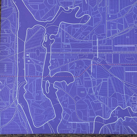 LAMINA DOBLE DECOSCRAPP-DECOUPAGE 30 x30 - CITY MAPS