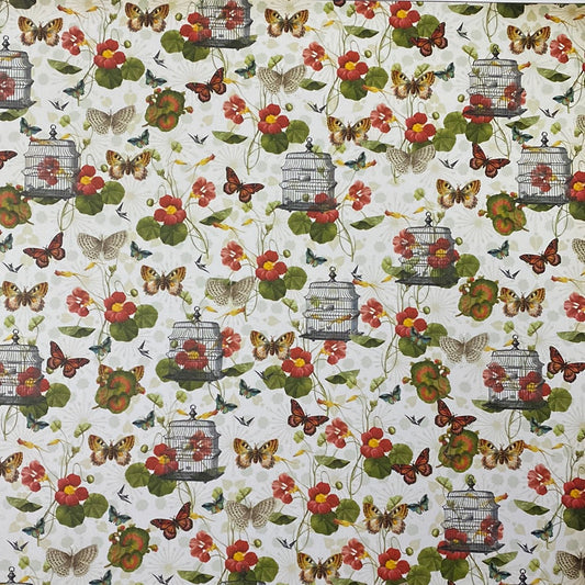 LAMINA DECOSCRAPP-DECOUPAGE 30 x30 -APLICACIONES-MARIPOSA STACK