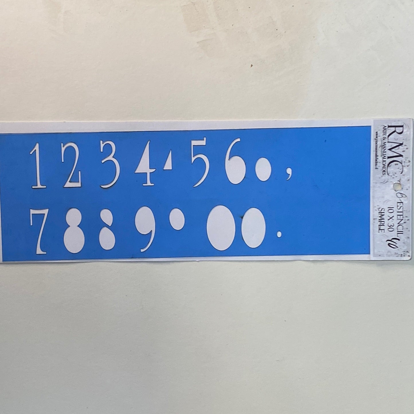 STENCIL 10X30 NUMEROS