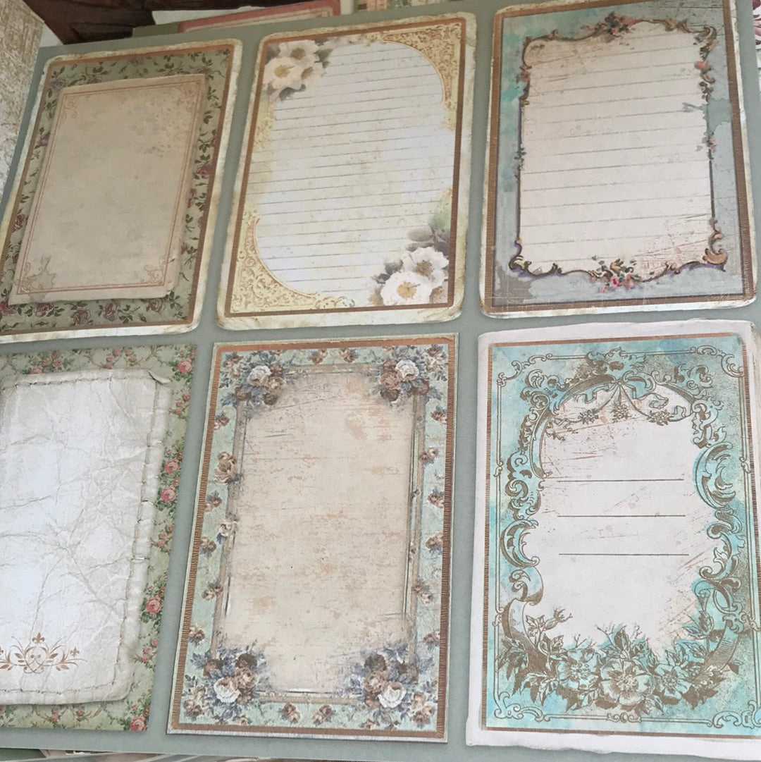 LAMINAS STAMPERIA  DOBLES PARA SCRAP  PRECIOUS