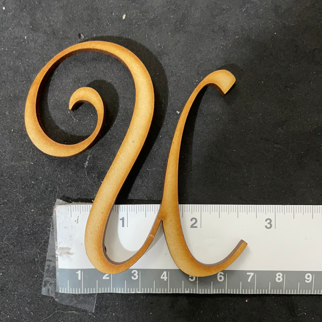 LETRAS GÓTICAS Y NÚMERO LÁSER 7cm