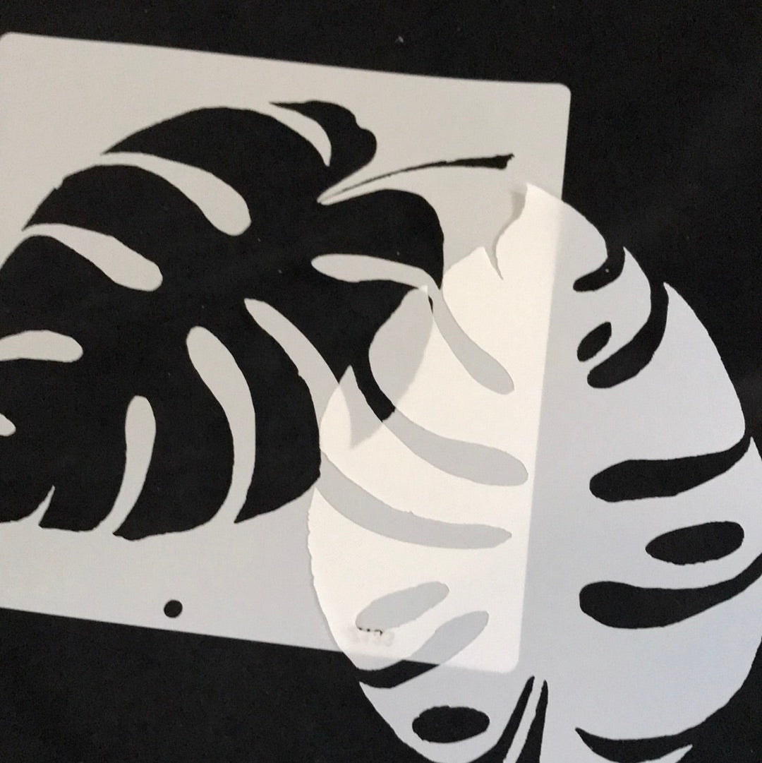 STENCIL 30 X 30 HOJA GRANDE MILARTES