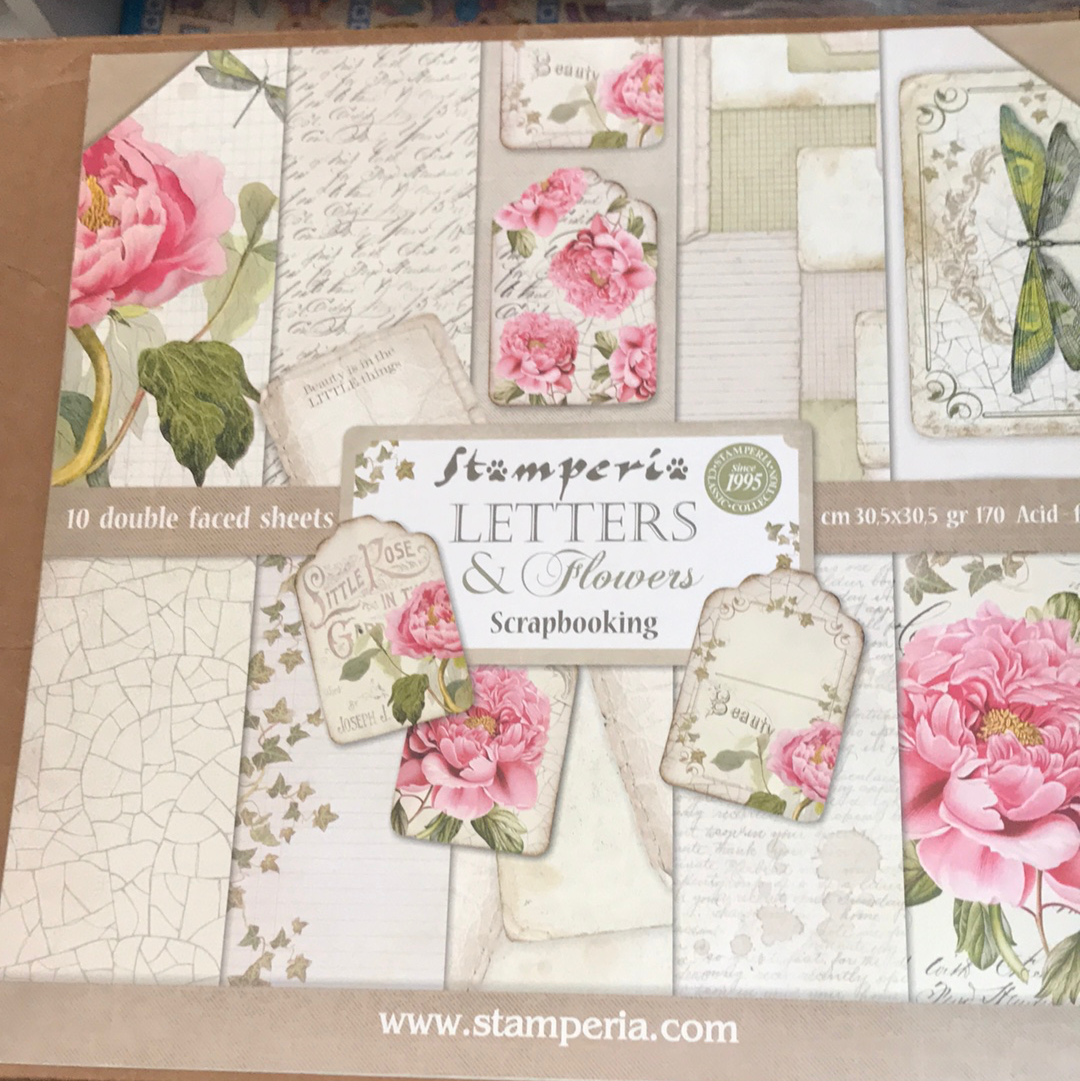 ÁLBUM STAMPERIA DOBLES PARA SCRAP LETTERS