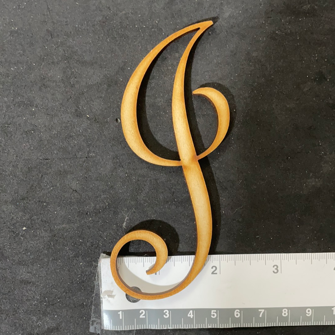 LETRAS GÓTICAS Y NÚMERO LÁSER 7cm