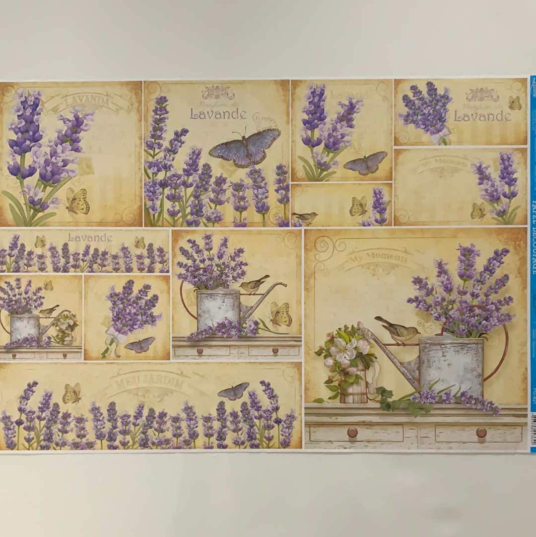 LAMINA DECOUPAGE BRASIL 49X34