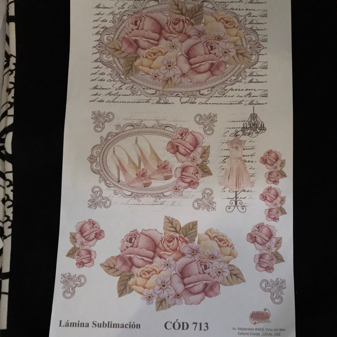 LAMINAS PARA SUBLIMAR 30 x 50 VINTAGE