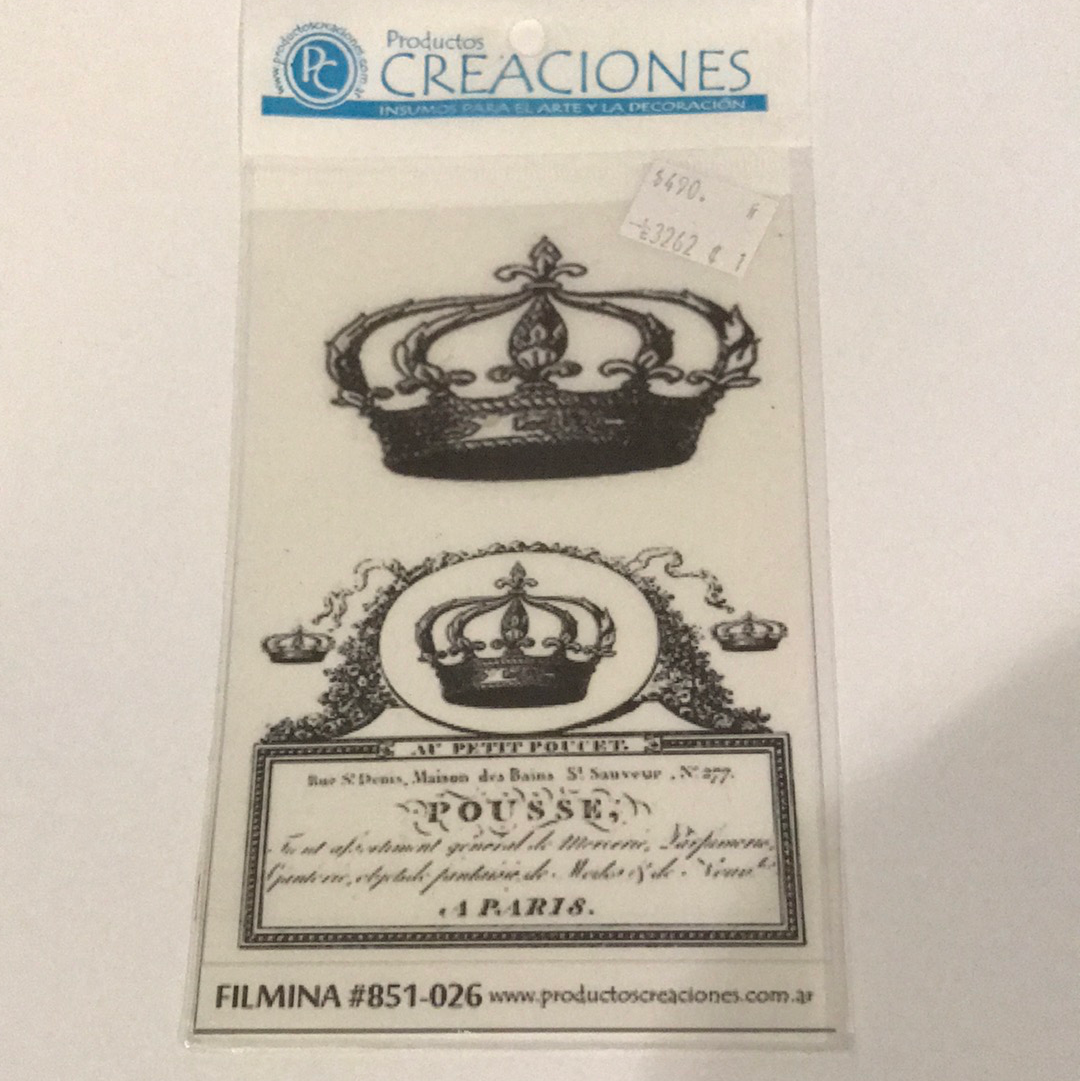 LAMINAS FILMINA O CRISTAL, medidas 10 x 15