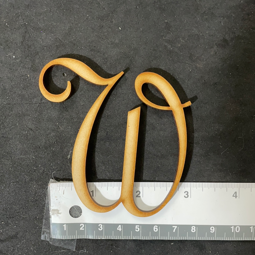 LETRAS GÓTICAS Y NÚMERO LÁSER 7cm