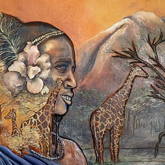 LÁMINA PARA DECOUPAGE- ETNICA 15X15