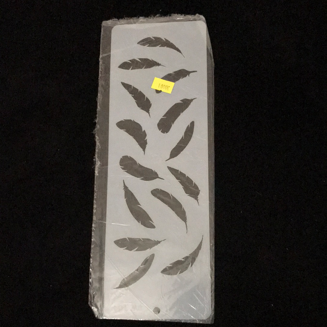 STENCIL 10 x 30 MILARTES PLUMITAS