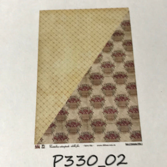 Lámina Titina colección Entelados Nro 2 330- 2 32x47 cm Scrapbooking-Purpuras 6