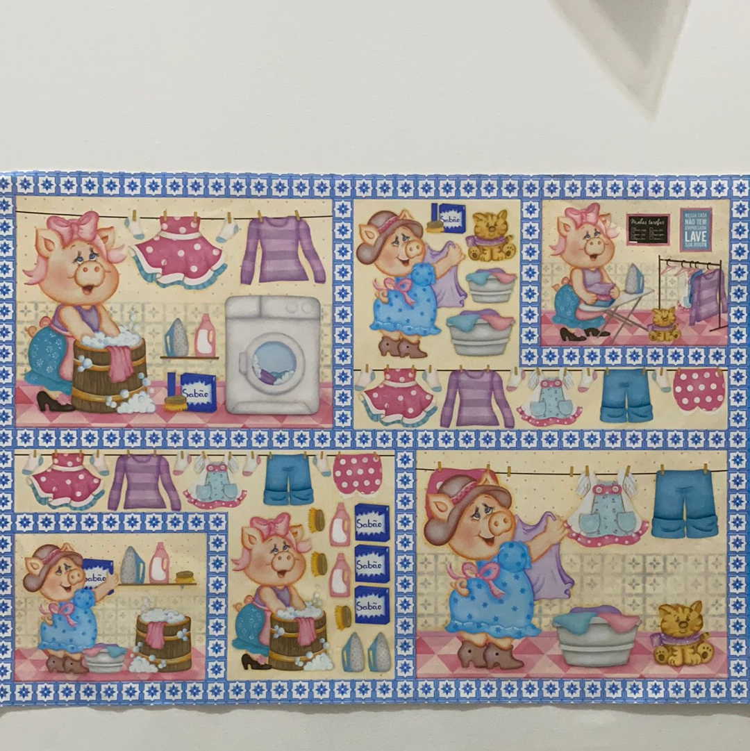 MAMIKO LAMINA DECOUPAGE BRASIL 49X34