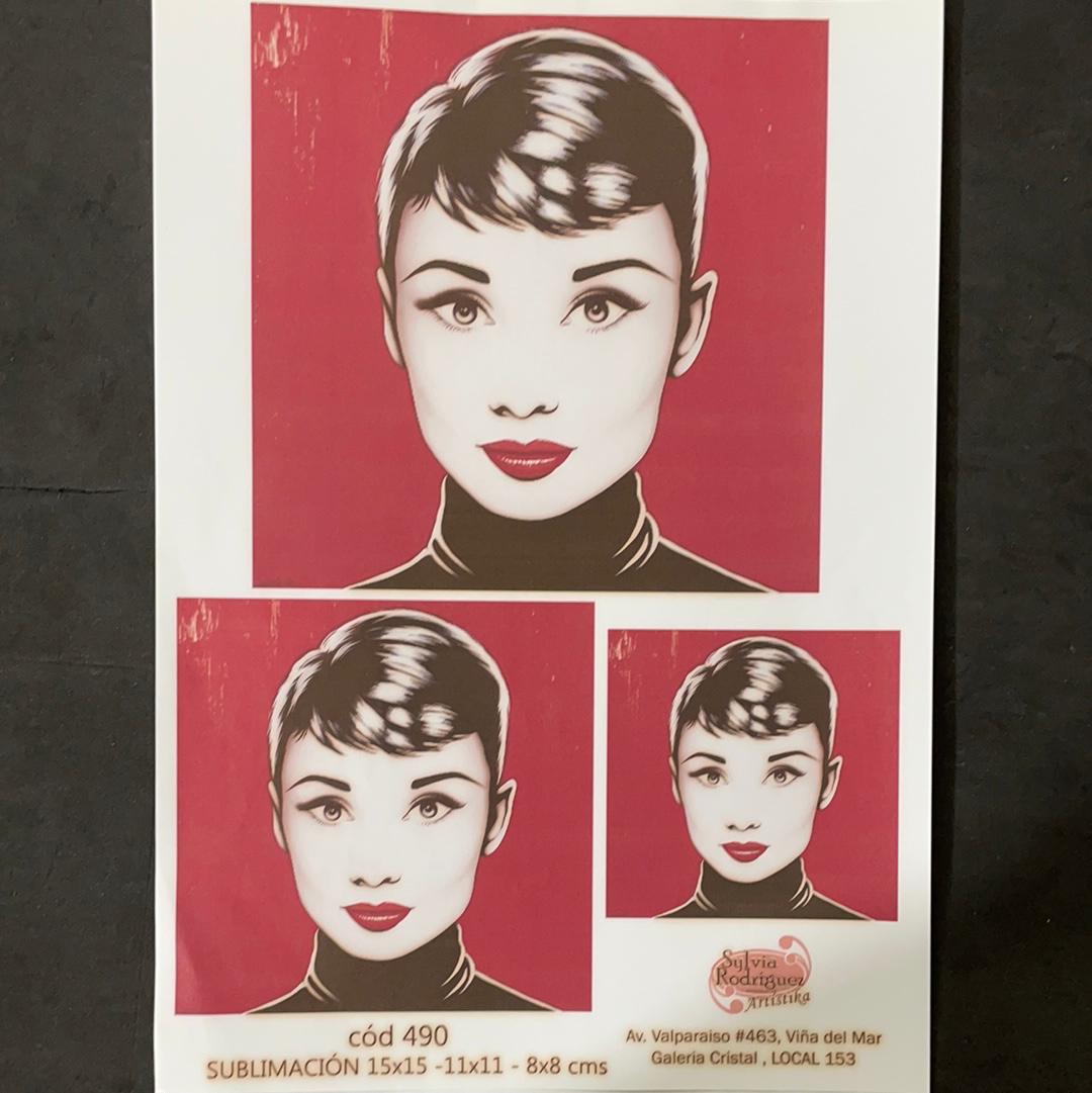 LÁMINA VINTAGE PARA SUBLIMACIÓN