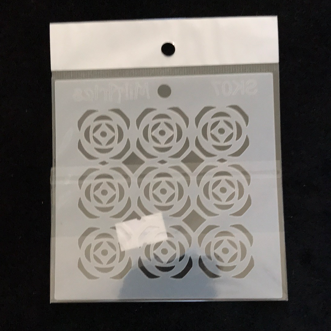 STENCIL 10 x 10 para galletas y repostería MILARTES