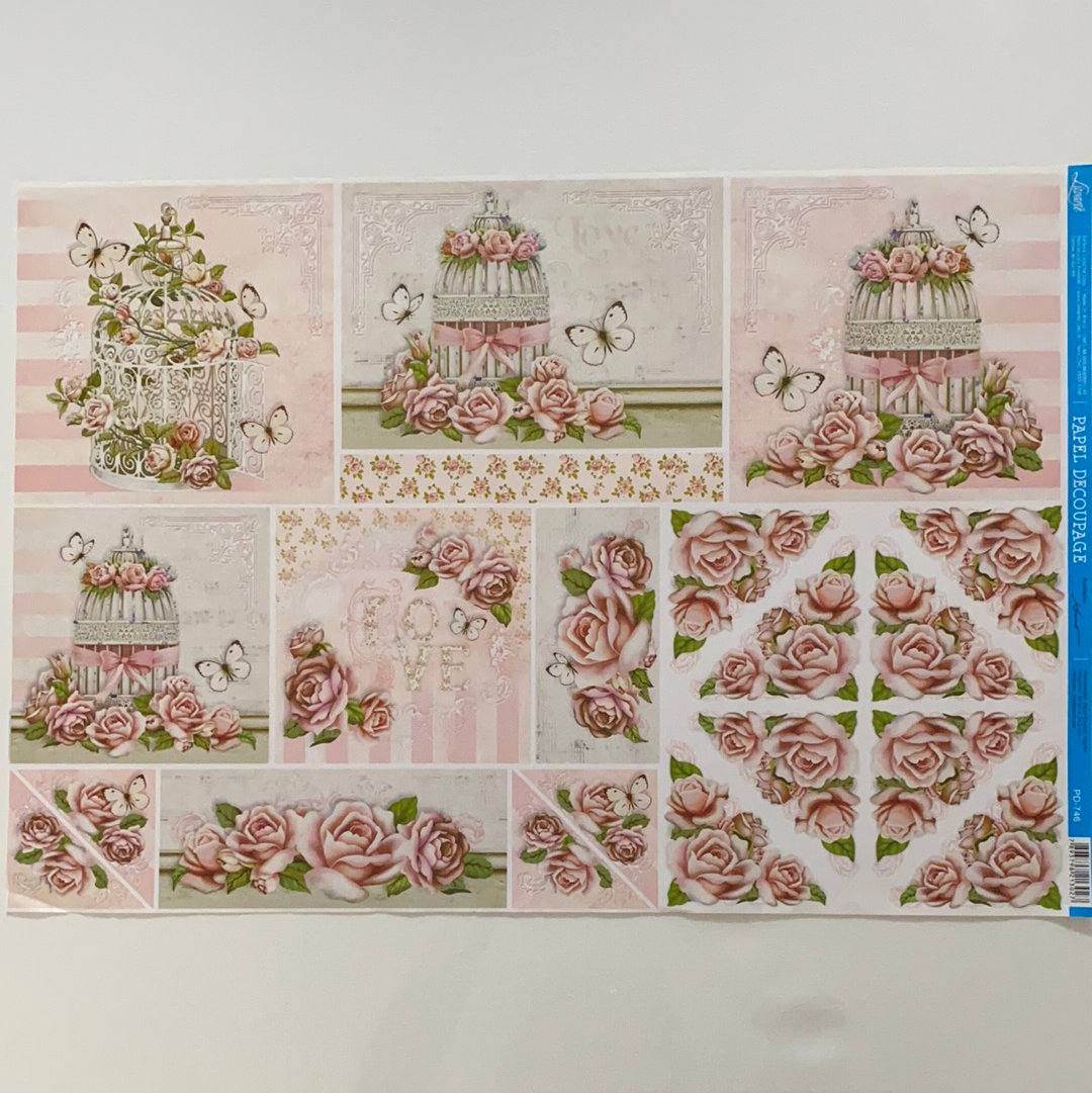 MAMIKO LAMINA DECOUPAGE BRASIL 49X34